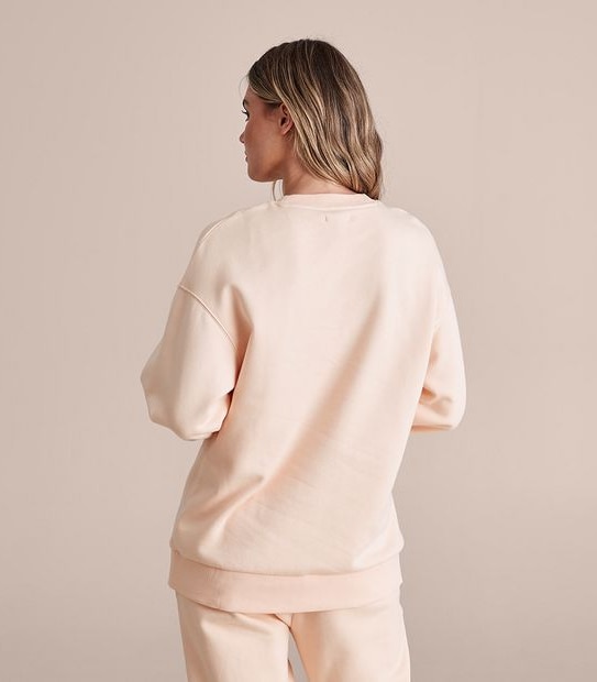 Active Oversized Fleece Crew Jumper