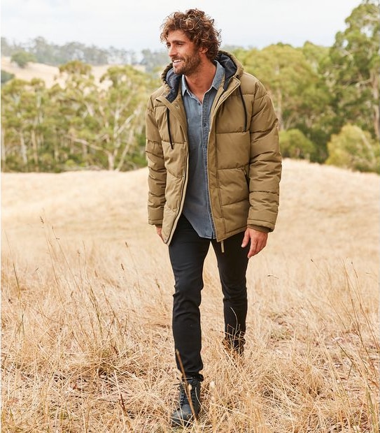 Mens Brian PU Lace-Up Boots