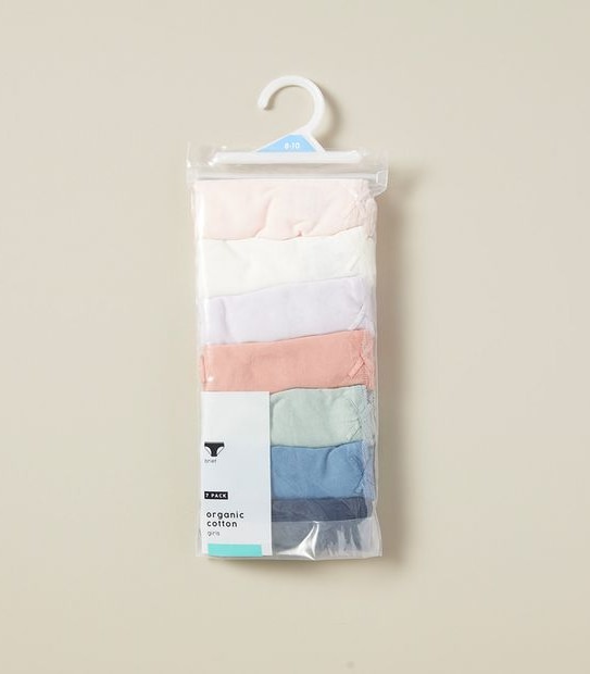 7 Pack Organic Cotton Briefs