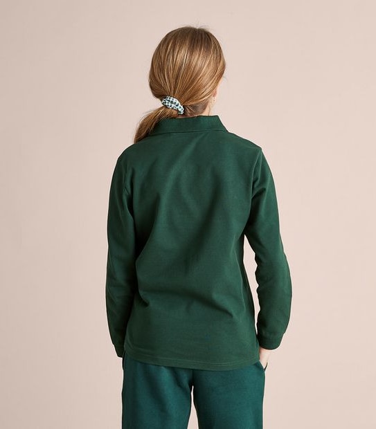 Long Sleeve Polo Top