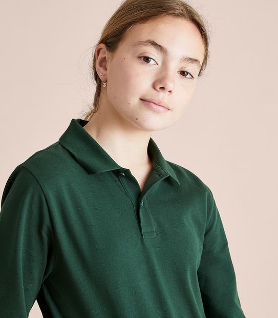 Long Sleeve Polo Top