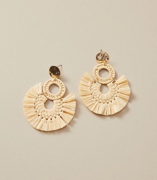 Raffia Earrings