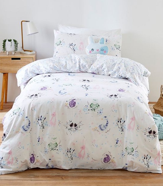 Greta Garden Quilt Cover Set - Single Bed