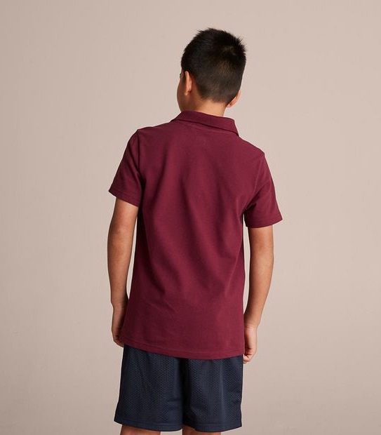 Short Sleeve School Polos