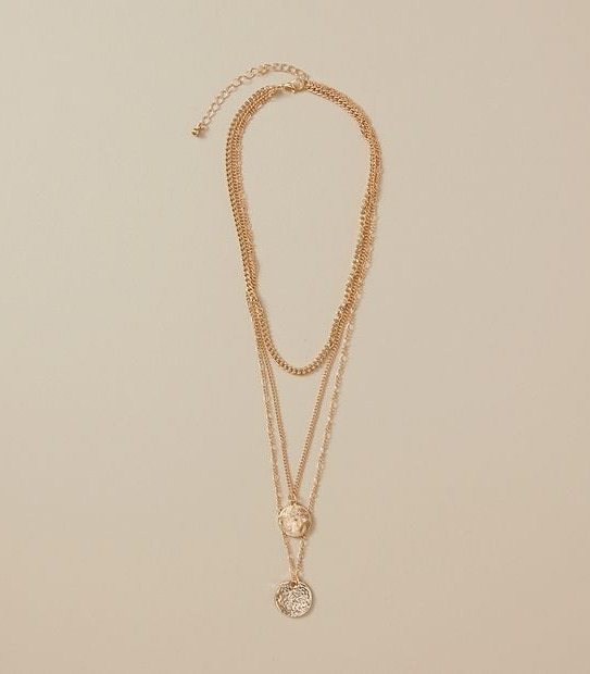 Multi Layer Coin Necklace