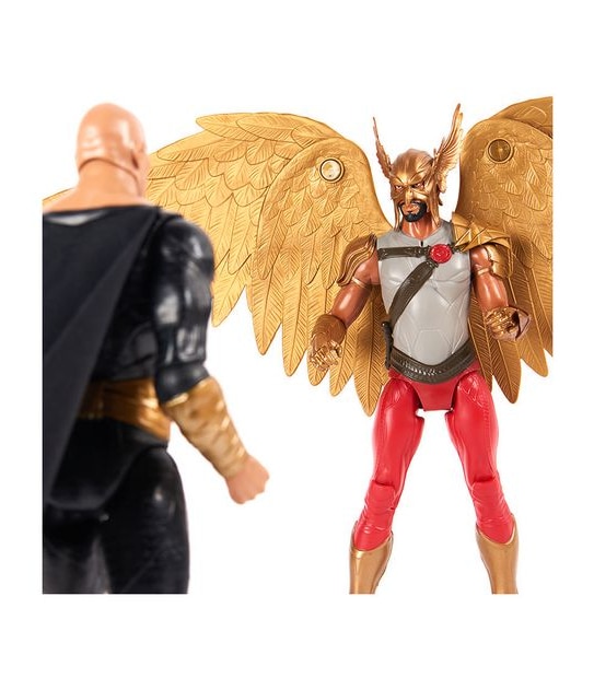 Black Adam: 12" 2 Pack Black Adam + Hawkman