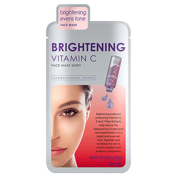 Skin Republic Bightening Vitamin C Face Mask Sheet - 25ml | Target