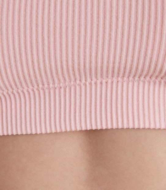 Lily Loves Ribbed Strappy Crop Top; Style: LBR98832