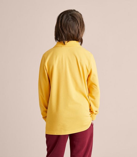 Long Sleeve Polo Top