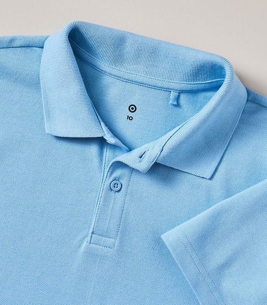 Short Sleeve School Polos - Light Blue | Target Australia