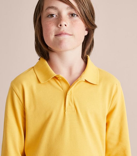Long Sleeve Polo Top
