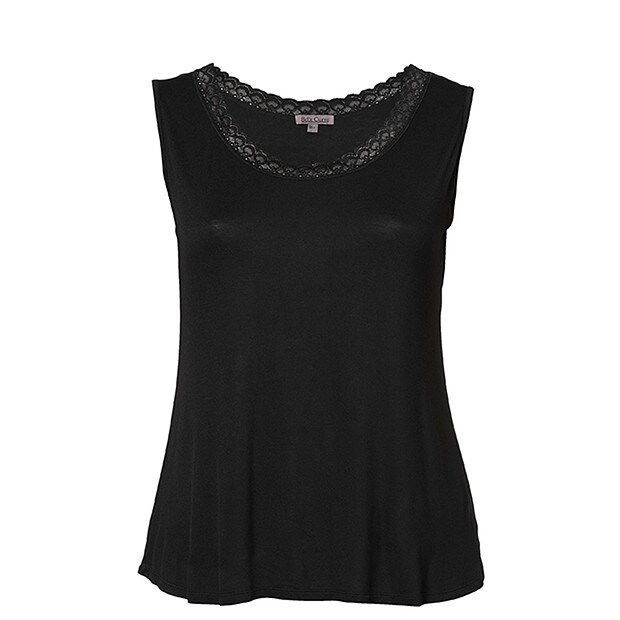 Belle Curve Sleep Tank - Black Belle Curve Sleep Tank - Black