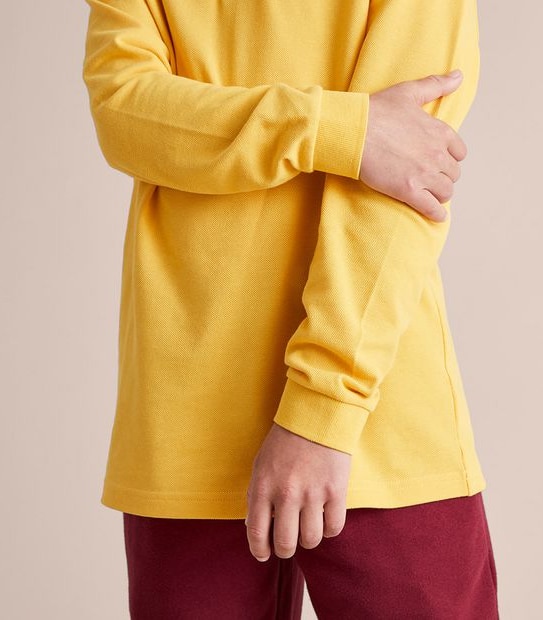 Long Sleeve Polo Top