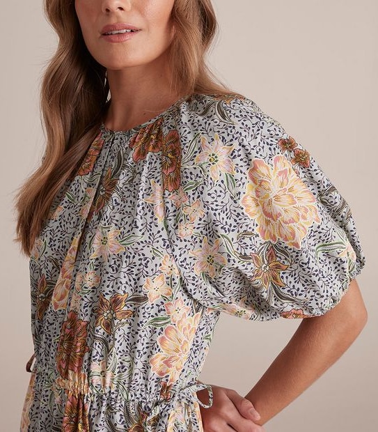 Preview Drawcord Tiered Maxi Dress