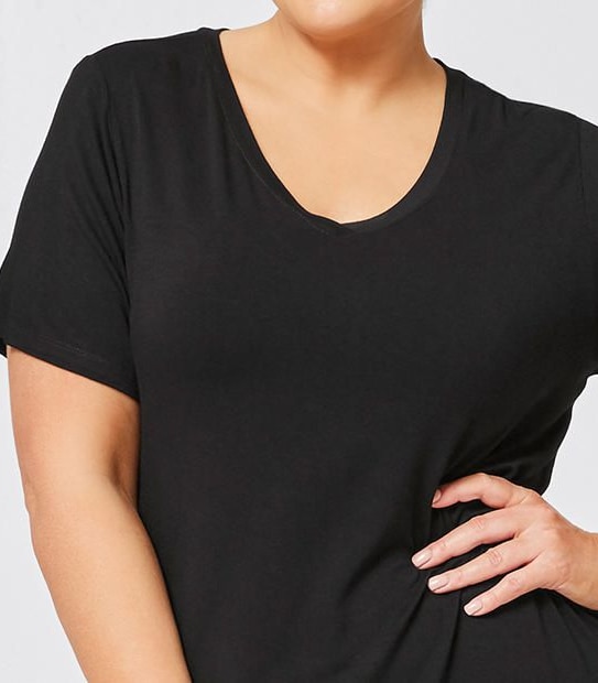 Belle Curve V-Neck Dress 3 of 3