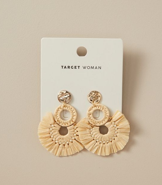Raffia Earrings