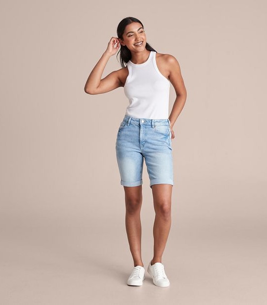 Bermuda Denim Shorts