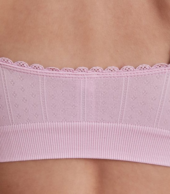 Lily Loves Pointelle Crop Top; Style: LCT37937