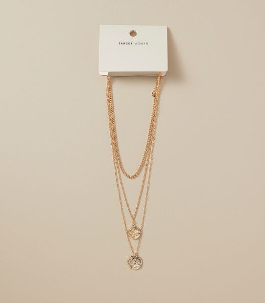 Multi Layer Coin Necklace