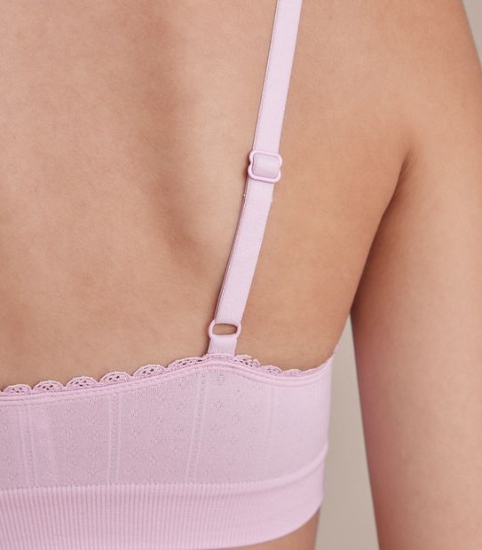 Lily Loves Pointelle Crop Top; Style: LCT37937