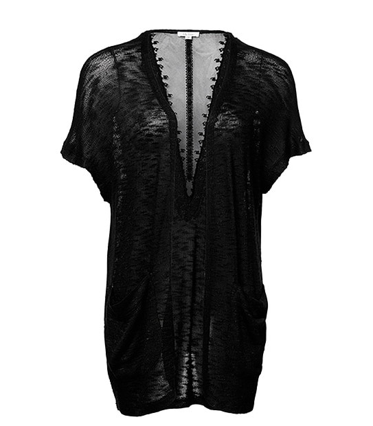 Lily Loves Lace Insert Cardigan - Black | Target Australia