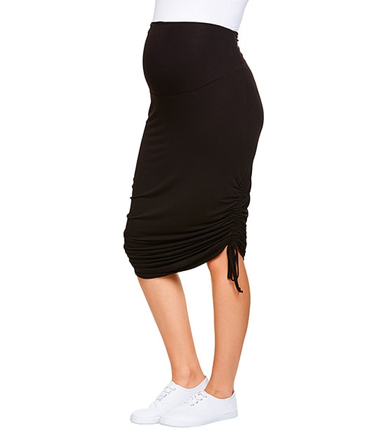 Maternity Maxi Skirt - Black