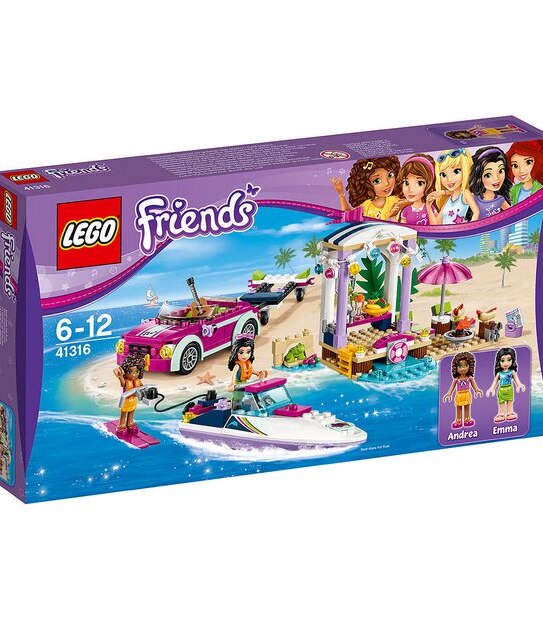 LEGO&reg; Friends Andrea's Speedboat Transporter 41316