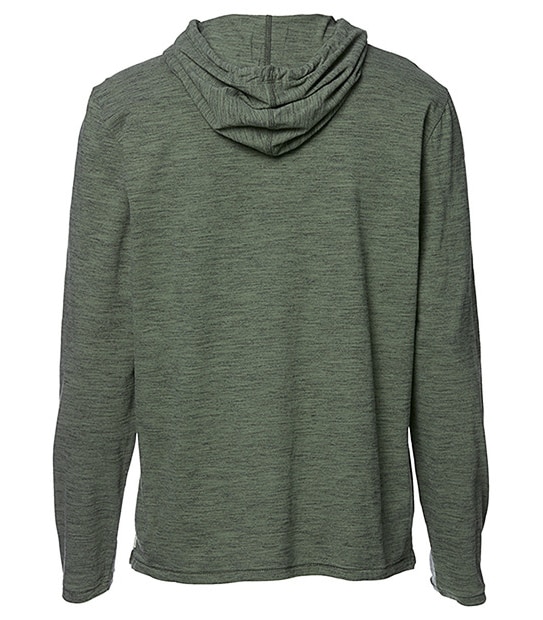 Long Sleeve Hooded Henley T-Shirt 2 of 3