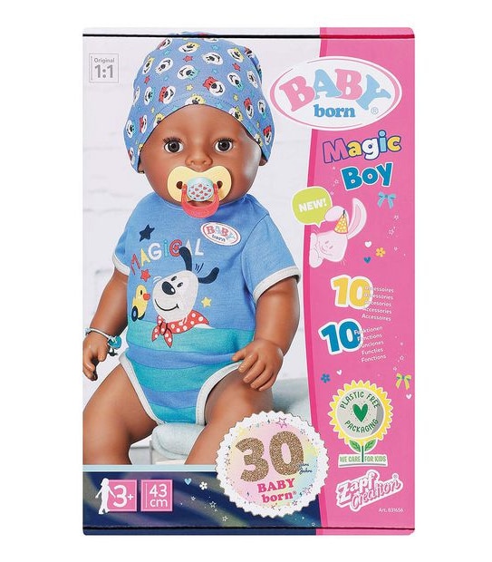 BABY born - Magic Boy 43cm Doll - Blue