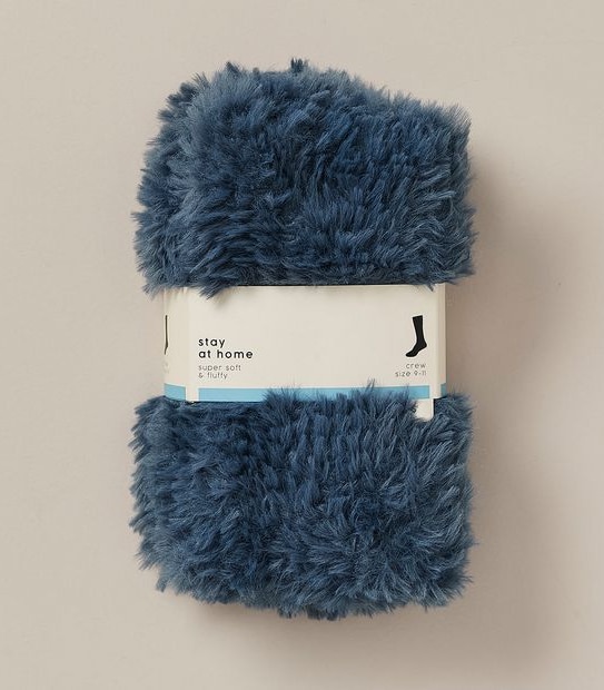 Stay at Home Fluffy Crew Socks