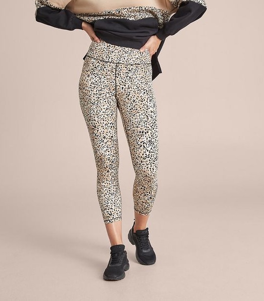 Active 7/8 Length Fashion Print Tights