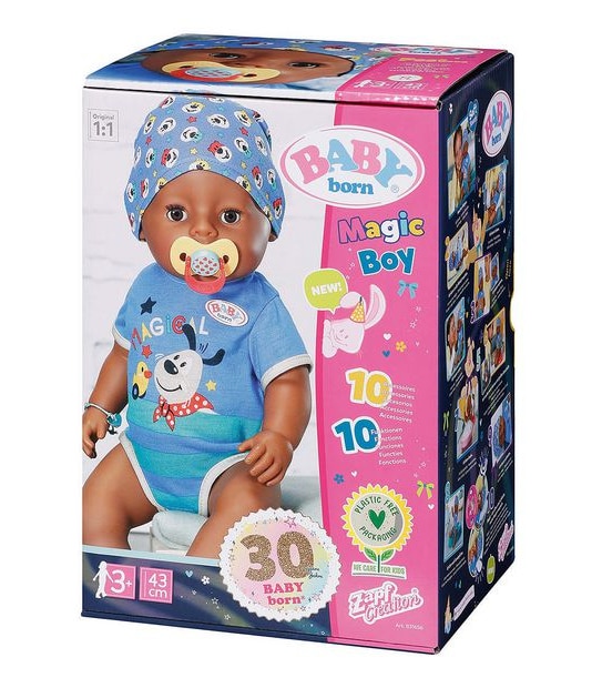 BABY born - Magic Boy 43cm Doll - Blue