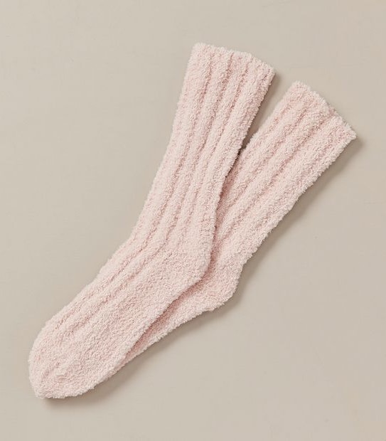 Stay at Home Fishermans Rib Crew Socks