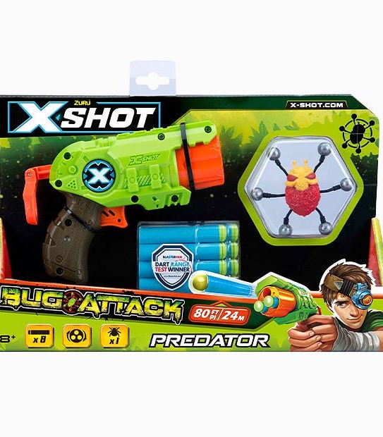 X-Shot Bug Attack- TK-3 Predator Blaster by ZURU