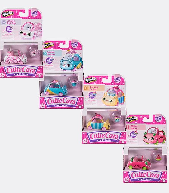 Shopkins Cutie Cars Single Pack Assorted
