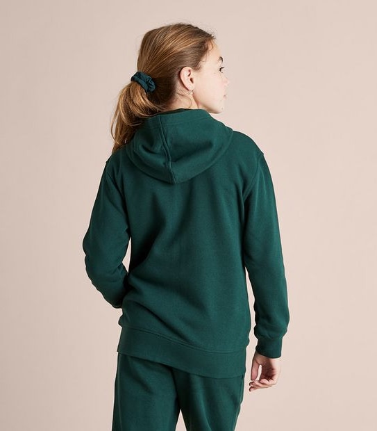 School Fleece Zip Thru Hoodie