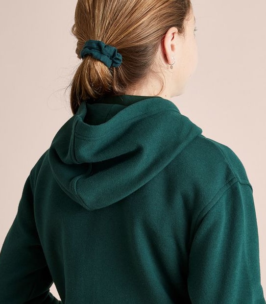 School Fleece Zip Thru Hoodie