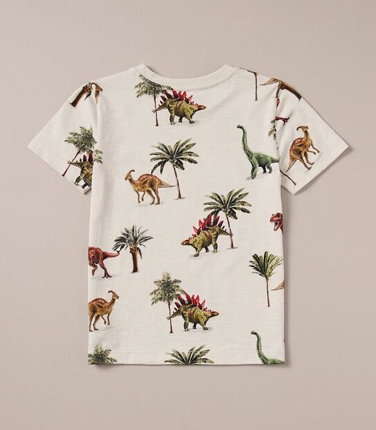 245164_11 SS TEE AOP DINO - WHITECAP GREY 3 of 5