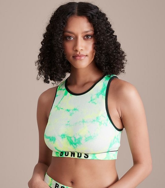 Bonds Retro Rib Originals Scuba Crop Top; Style: WT47T