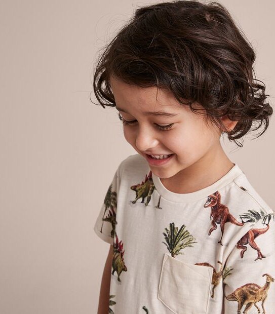 245164_11 SS TEE AOP DINO - WHITECAP GREY 5 of 5