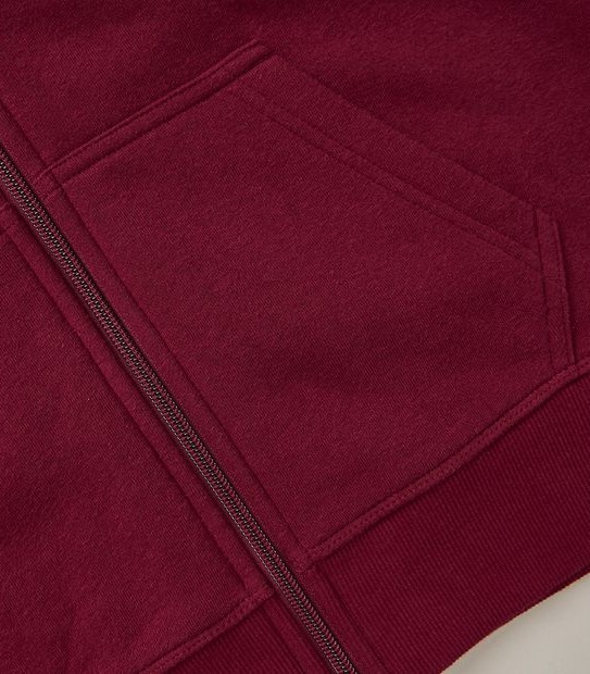 School Fleece Zip Thru Hoodie