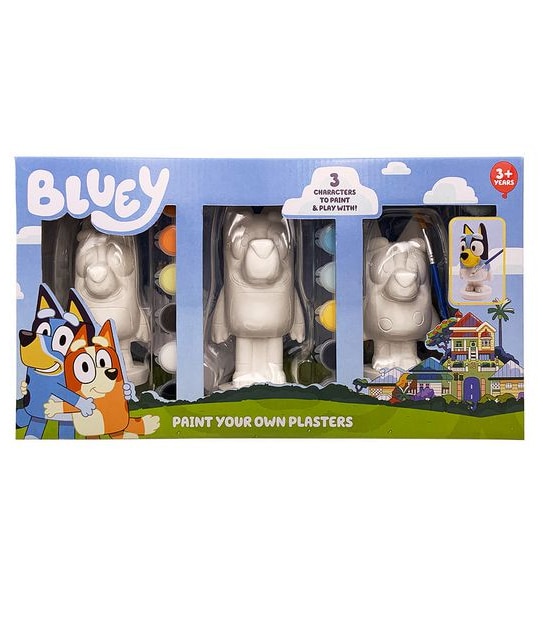 Bluey Paint Your Own Plaster - 3 Pack