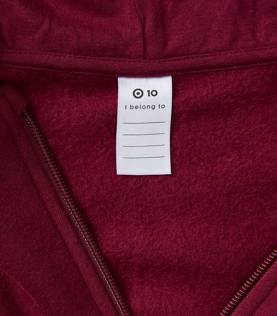 School Fleece Zip Thru Hoodie