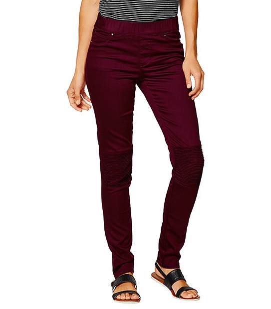 Full Length Jeggings - Wine