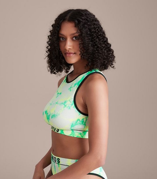 Bonds Retro Rib Originals Scuba Crop Top; Style: WT47T