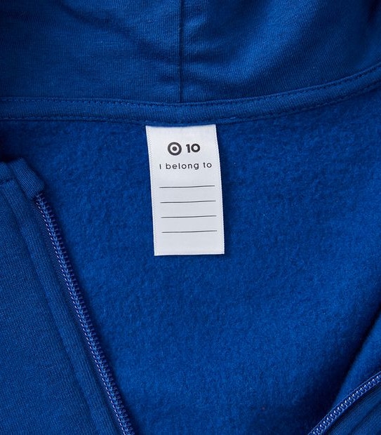 School Fleece Zip Thru Hoodie