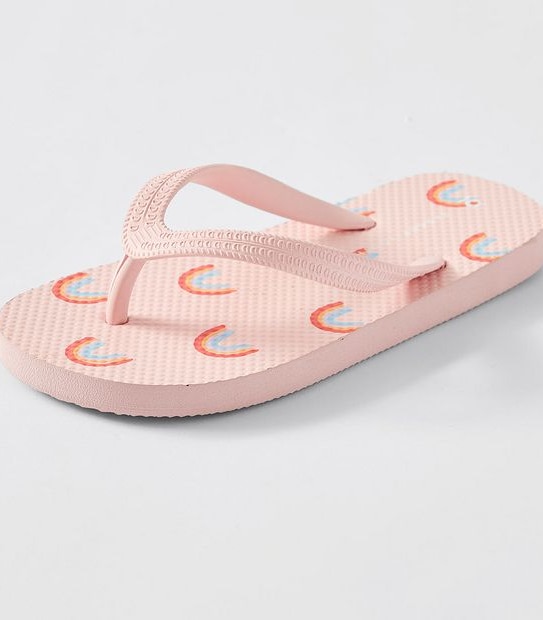 Kids Junior Printed Thongs