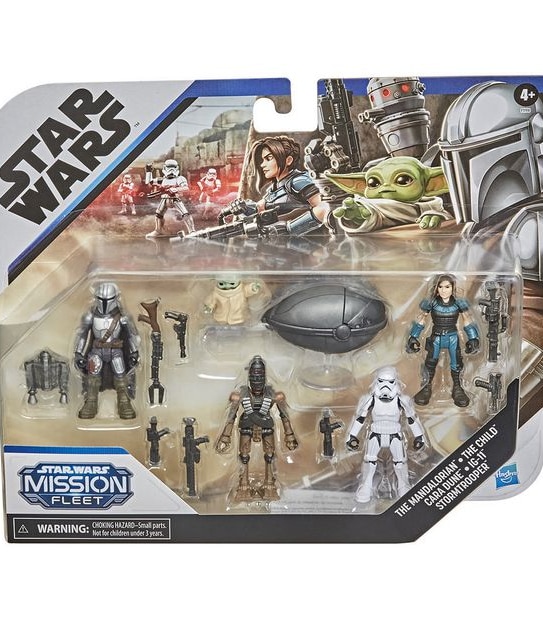 Star Wars Mission Fleet - Defend The Child Playset - with Mandalorian, The Child Figures