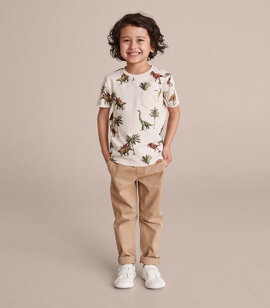 245164_11 SS TEE AOP DINO - WHITECAP GREY 2 of 5