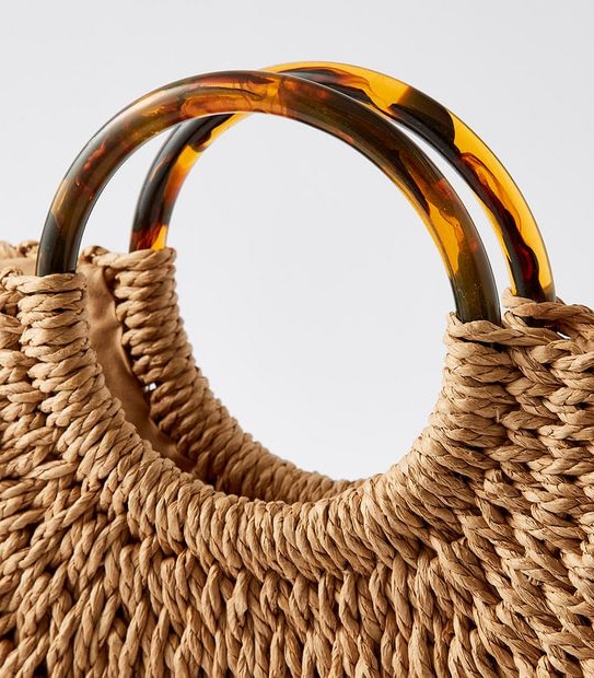 Ring Handle Tote - Natural